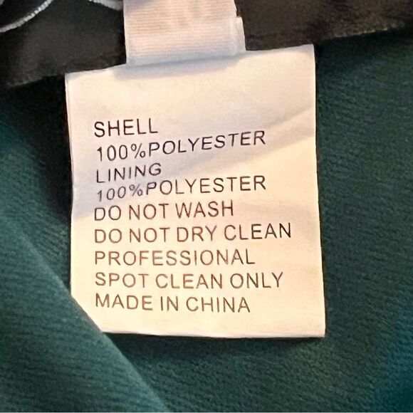 La Femme Ruched emerald Jersey Column Gown size 10 NWOT - Picture 7 of 7